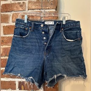 Abercrombie & Fitch high rise dad shorts